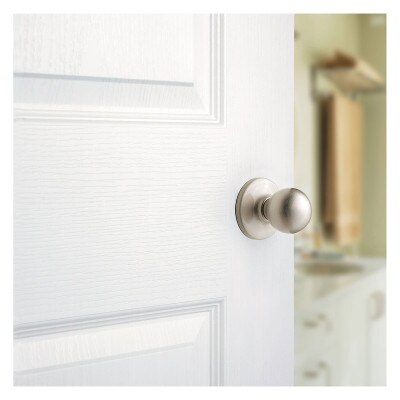 Kwikset Polo Passage Knob, Satin Nickel